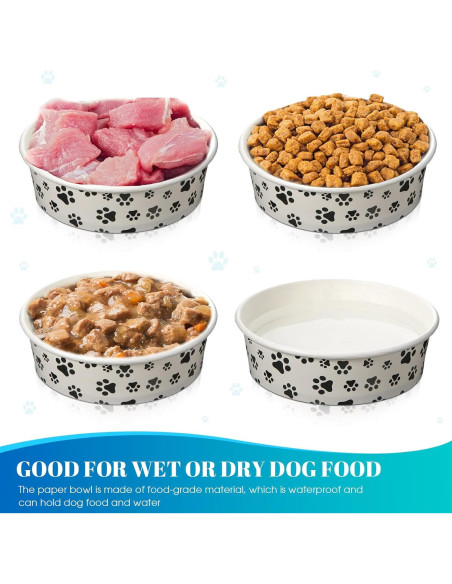 30 Cuencos Desechables para Perros Potchen 14.9x12.8cm