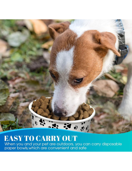 30 Cuencos Desechables para Perros Potchen 14.9x12.8cm