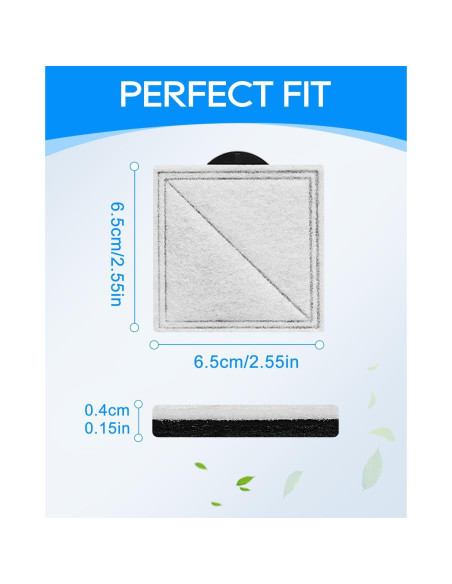 Filtros de Agua para Gatos Cunina 6 Paquetes Compatible PetSafe