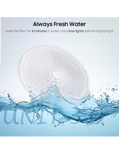 12 Filtros de Agua para Mascotas AWoHH Filtro Unidad 3.0