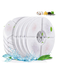 Filtros de Reemplazo Comsmart para Fuente de Mascotas 8 Pzas