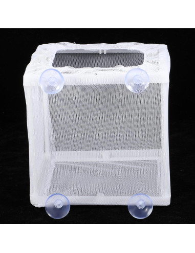 Caja Criadora de Peces FdcLixuvol 2 Piezas Malla Nylon 16x14x15cm