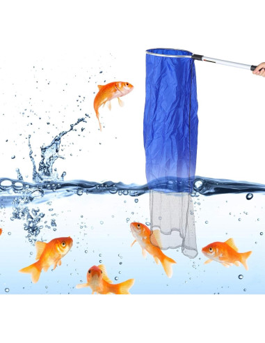 Red Suave para Peces Zerodis 40CM, Malla Nylon Antideslizante