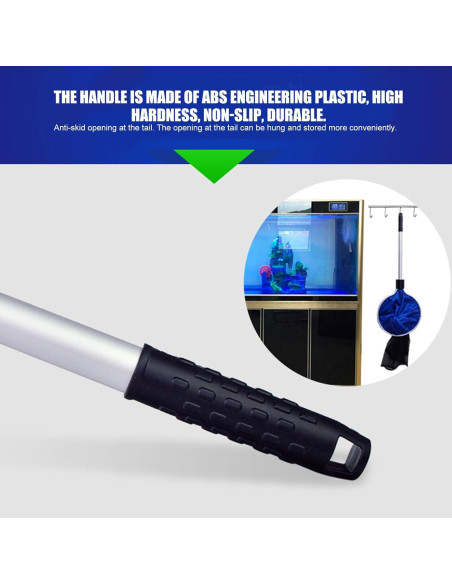 Red Suave para Peces Zerodis 40CM, Malla Nylon Antideslizante