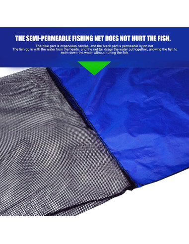 Red Suave para Peces Zerodis 40CM, Malla Nylon Antideslizante