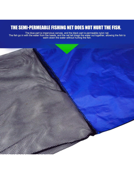 Red Suave para Peces Zerodis 40CM, Malla Nylon Antideslizante