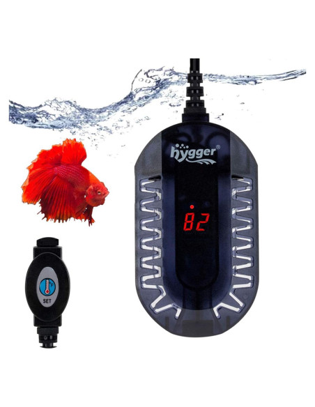 Calentador de Acuario Hygger 100W Sumergible con Termostato