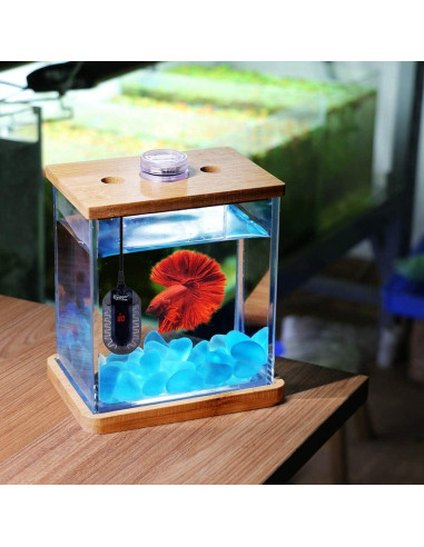 Calentador de Acuario Hygger 100W Sumergible con Termostato