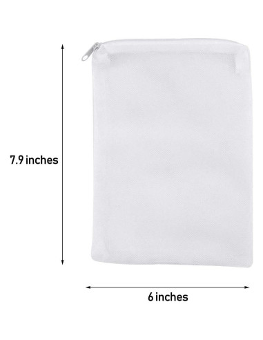 20 Bolsas de Filtro de Acuario Onwon 15x20 cm Malla Nylon