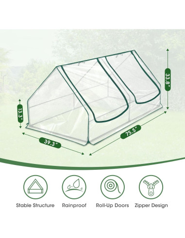 Mini Invernadero Portátil PICNICNI 190.5x99.1x86.4 cm Impermeable