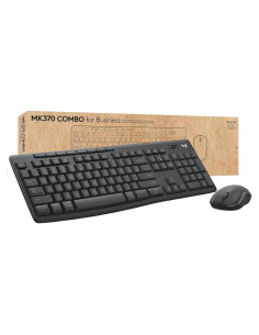 Combo Inalámbrico Logitech MK370 - Teclado y Ratón Grafito