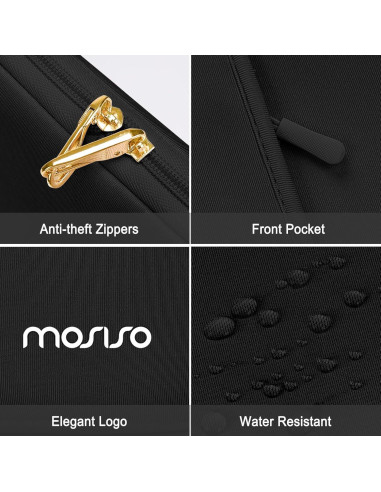 Funda Protectora 360 MOSISO para Laptop 13.3" Negra