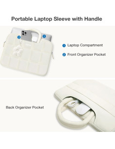 Funda Acolchada para Laptop MOSISO 13.3" Arena - Compatible MacBook 2