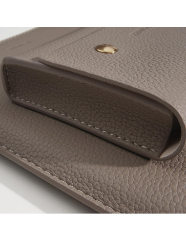 Funda de Laptop Yesmornsis de Cuero PU 16" y 15" Color Camel