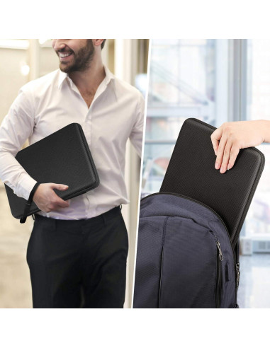 Funda Dura FINPAC para Laptop 13" MacBook Air/Pro Negra