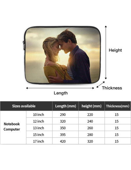 Funda de Laptop Personalizada VJAOFRB 10" Resistente al Agua