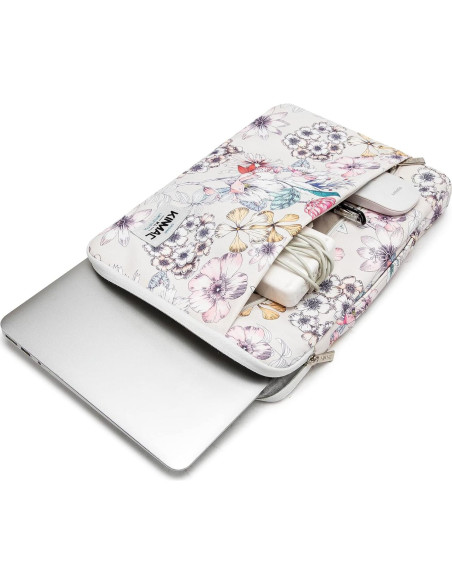 Funda Protectora Kinmac 360 para Laptop 15.6-16" Floral