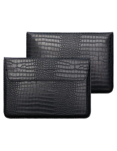 Funda de PU para Laptop 13.6" LCMOCICO Negra - Soporte y Protección