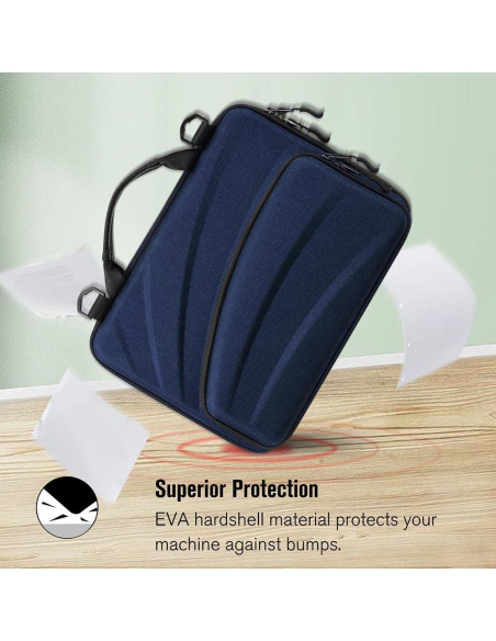 Funda para Chromebook Fintie 11-11.6" Azul Marino con Bandolera