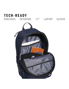 Mochila clásica 3-Stripes adidas unisex con funda para laptop 2