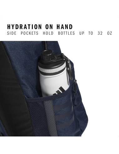 Mochila clásica 3-Stripes adidas unisex con funda para laptop