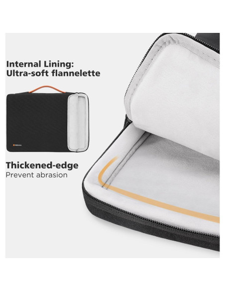 Funda para Portátil NIDOO 17.3" Resistente al Agua Negro