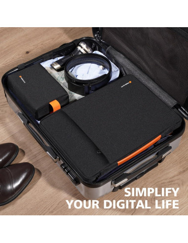 Funda para Portátil NIDOO 17.3" Resistente al Agua Negro