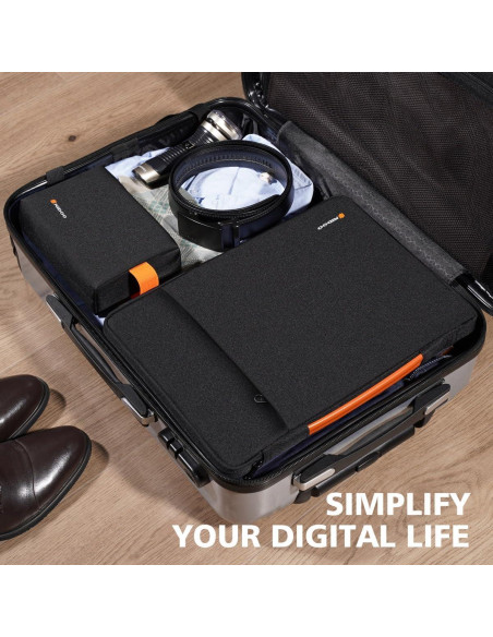 Funda para Portátil NIDOO 17.3" Resistente al Agua Negro