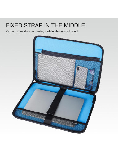 Funda para Laptop DOMISO 15.6" Resistente Impermeable Negra