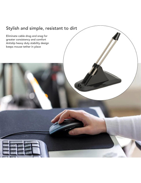 Soporte para Ratón de Juego Zunate Antideslizante Negro