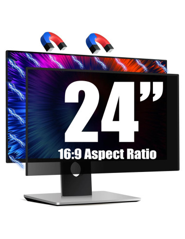 Filtro de Privacidad Magnético JEEETINTX 24" Antirreflejo