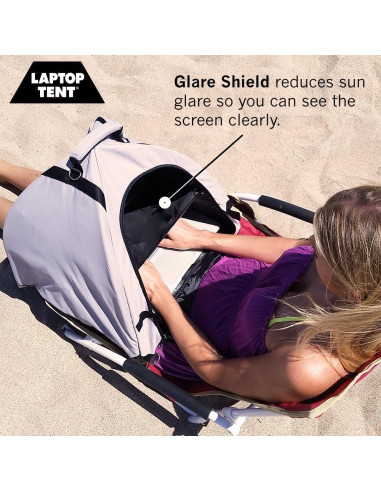 Laptop Tent Olens Technology - Sombra Solar Portátil 43.18cm