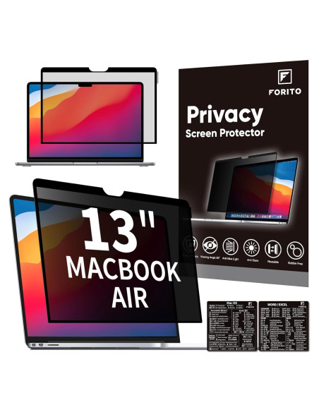 Protector de Pantalla de Privacidad F FORITO para MacBook Air 13"