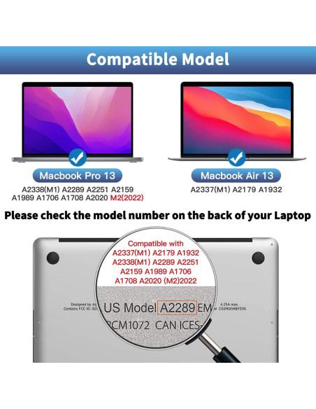 Protector de Pantalla de Privacidad F FORITO para MacBook Air 13"