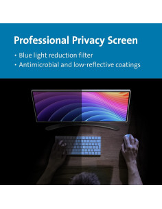 Filtro de Privacidad Kensington para Monitor Curvo Dell 34" 2