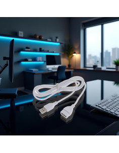 Cable de Extensión USB 2.0 Tustao 1.52m Tipo A Macho a Hembra 2