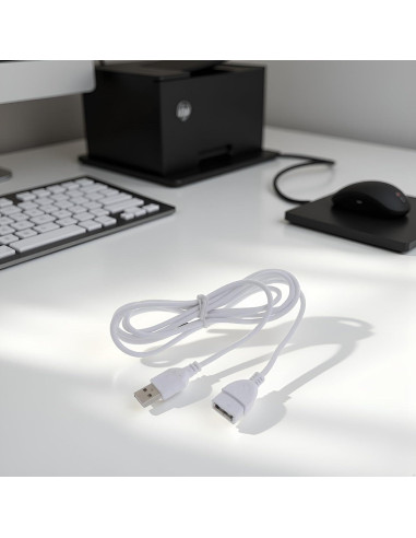 Cable de Extensión USB 2.0 Tustao 1.52m Tipo A Macho a Hembra