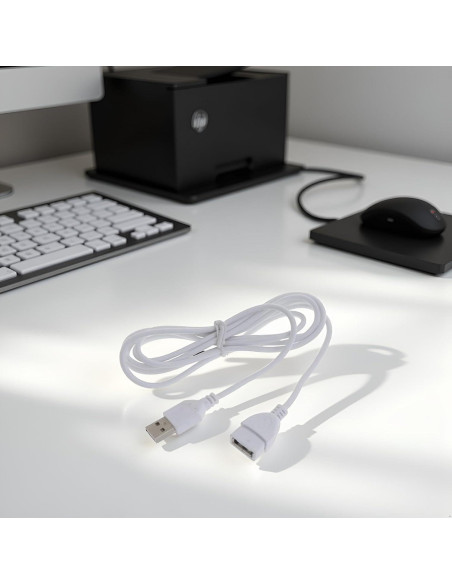 Cable de Extensión USB 2.0 Tustao 1.52m Tipo A Macho a Hembra