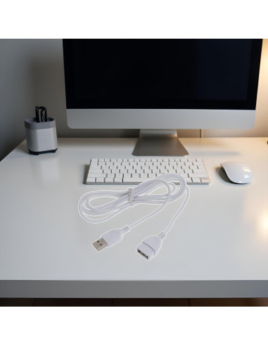 Cable de Extensión USB 2.0 Tustao 1.52m Tipo A Macho a Hembra