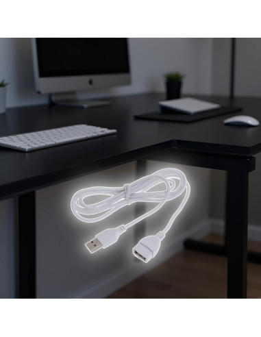 Cable de Extensión USB 2.0 Tustao 1.52m Tipo A Macho a Hembra