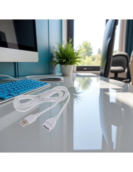 Cable de Extensión USB 2.0 Tustao 1.52m Tipo A Macho a Hembra