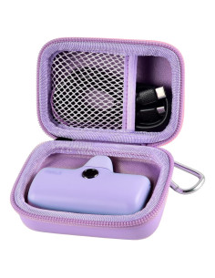 Funda de Cargador Portátil Casmilee para iWALK y Más - Púrpura