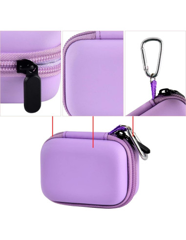 Funda de Cargador Portátil Casmilee para iWALK y Más - Púrpura