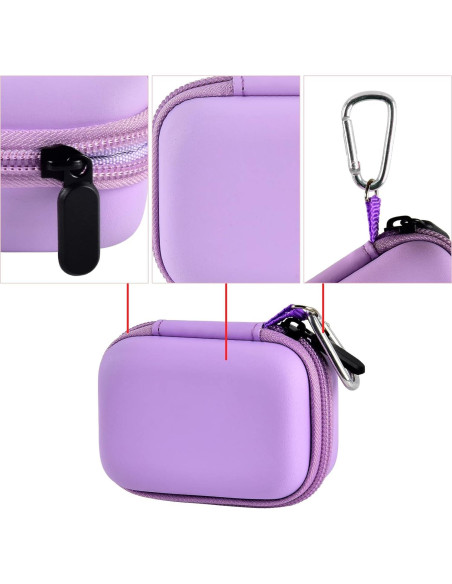 Funda de Cargador Portátil Casmilee para iWALK y Más - Púrpura
