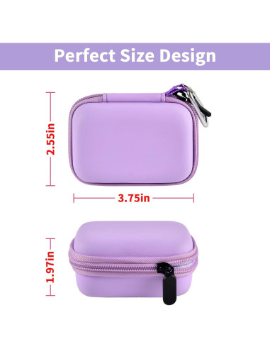 Funda de Cargador Portátil Casmilee para iWALK y Más - Púrpura