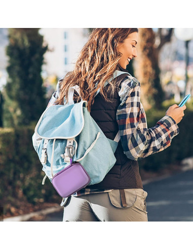 Funda de Cargador Portátil Casmilee para iWALK y Más - Púrpura