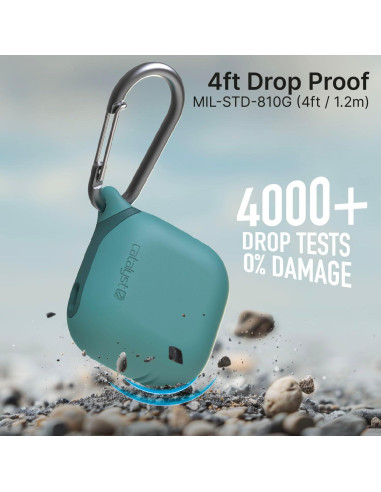 Funda Impermeable Catalyst para AirPods 4 - Verde, Resistente a Caídas