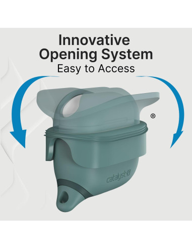 Funda Impermeable Catalyst para AirPods 4 - Verde, Resistente a Caídas
