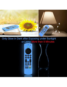 Funda de Silicona Brillante Azul para Control Remoto Toshiba/Insignia 2