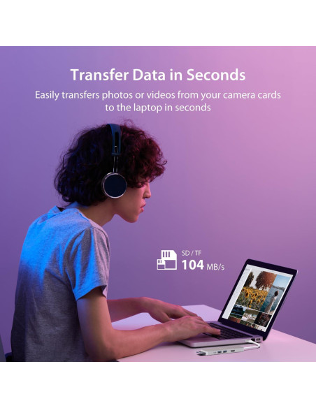 Adaptador HDMI 4K y USB 3.2 j5create JCD390 - Plug and Play